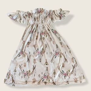 Toddler Girl Maxi Dress 18M 24M Off Shoulder